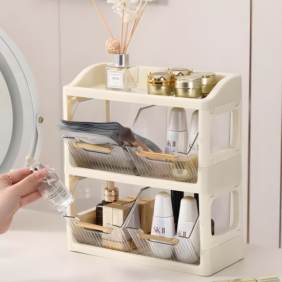 Plastic Makeup Organizer